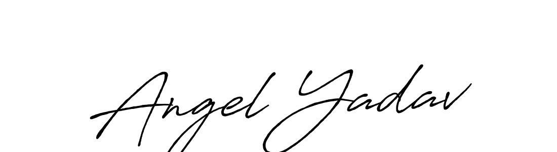 How to make Angel Yadav signature? Antro_Vectra_Bolder is a professional autograph style. Create handwritten signature for Angel Yadav name. Angel Yadav signature style 7 images and pictures png