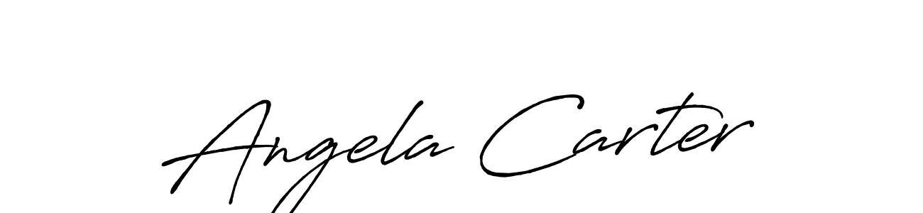 How to make Angela Carter name signature. Use Antro_Vectra_Bolder style for creating short signs online. This is the latest handwritten sign. Angela Carter signature style 7 images and pictures png