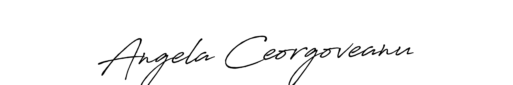 if you are searching for the best signature style for your name Angela Ceorgoveanu. so please give up your signature search. here we have designed multiple signature styles  using Antro_Vectra_Bolder. Angela Ceorgoveanu signature style 7 images and pictures png