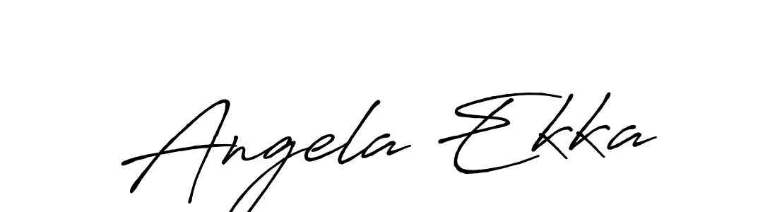 Design your own signature with our free online signature maker. With this signature software, you can create a handwritten (Antro_Vectra_Bolder) signature for name Angela Ekka. Angela Ekka signature style 7 images and pictures png
