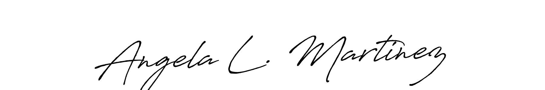 Make a beautiful signature design for name Angela L. Martinez. Use this online signature maker to create a handwritten signature for free. Angela L. Martinez signature style 7 images and pictures png