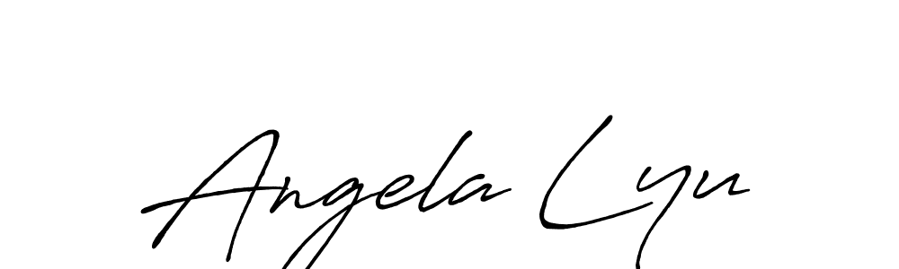 Make a beautiful signature design for name Angela Lyu. Use this online signature maker to create a handwritten signature for free. Angela Lyu signature style 7 images and pictures png