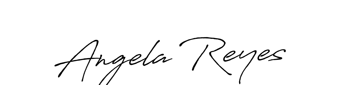 Design your own signature with our free online signature maker. With this signature software, you can create a handwritten (Antro_Vectra_Bolder) signature for name Angela Reyes. Angela Reyes signature style 7 images and pictures png