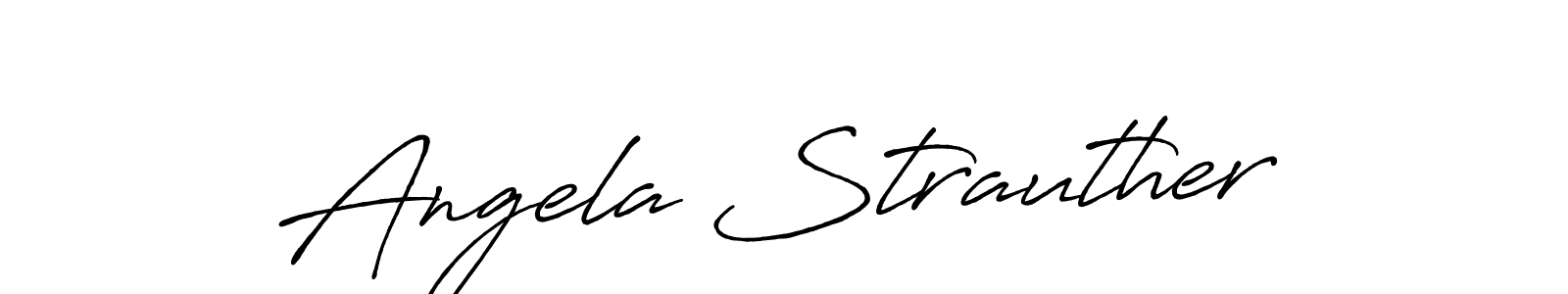 Design your own signature with our free online signature maker. With this signature software, you can create a handwritten (Antro_Vectra_Bolder) signature for name Angela Strauther. Angela Strauther signature style 7 images and pictures png