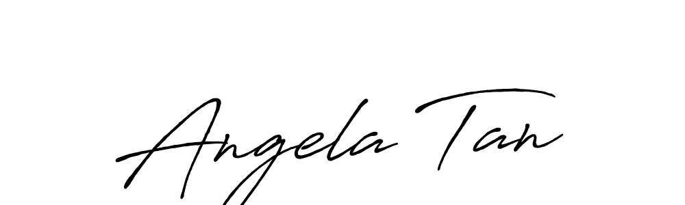Make a beautiful signature design for name Angela Tan. Use this online signature maker to create a handwritten signature for free. Angela Tan signature style 7 images and pictures png