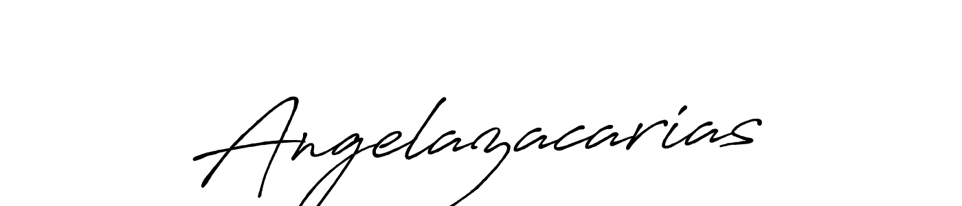 Similarly Antro_Vectra_Bolder is the best handwritten signature design. Signature creator online .You can use it as an online autograph creator for name Angelazacarias. Angelazacarias signature style 7 images and pictures png