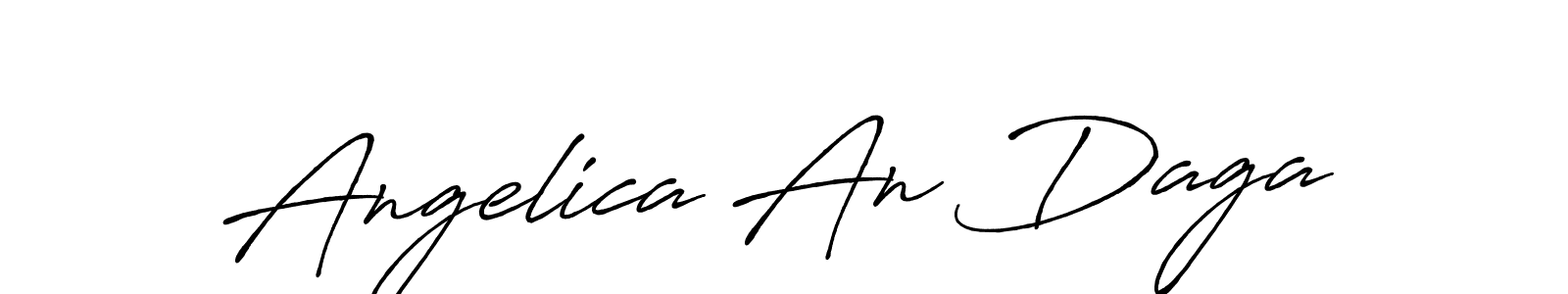 You can use this online signature creator to create a handwritten signature for the name Angelica An Daga. This is the best online autograph maker. Angelica An Daga signature style 7 images and pictures png