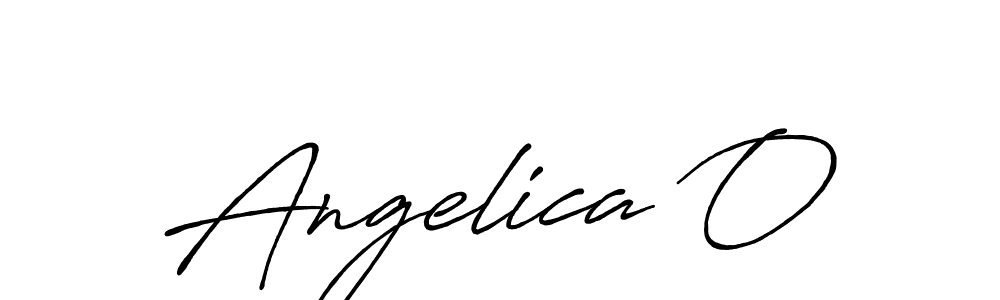 The best way (Antro_Vectra_Bolder) to make a short signature is to pick only two or three words in your name. The name Angelica O include a total of six letters. For converting this name. Angelica O signature style 7 images and pictures png
