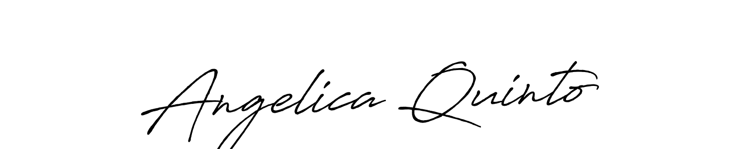 You should practise on your own different ways (Antro_Vectra_Bolder) to write your name (Angelica Quinto) in signature. don't let someone else do it for you. Angelica Quinto signature style 7 images and pictures png