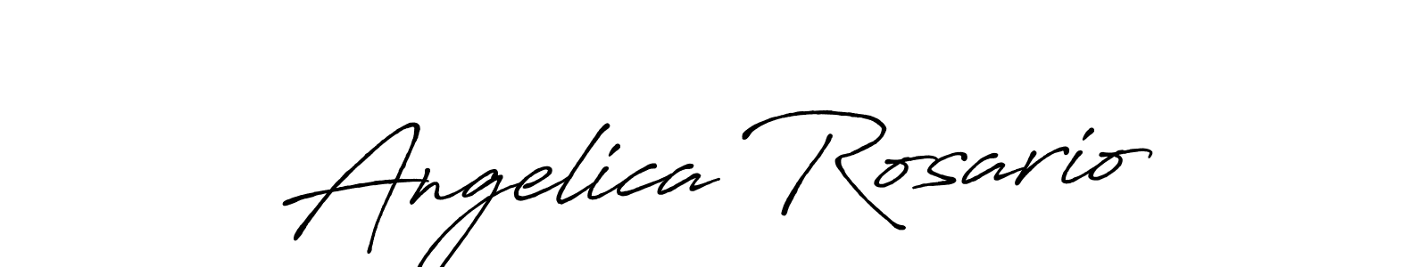 How to make Angelica Rosario name signature. Use Antro_Vectra_Bolder style for creating short signs online. This is the latest handwritten sign. Angelica Rosario signature style 7 images and pictures png
