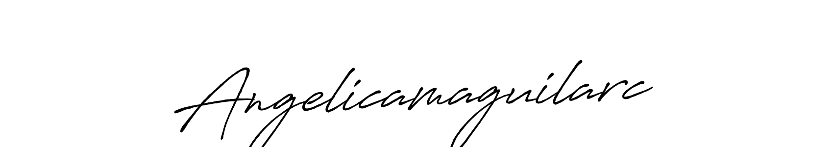 Angelicamaguilarc stylish signature style. Best Handwritten Sign (Antro_Vectra_Bolder) for my name. Handwritten Signature Collection Ideas for my name Angelicamaguilarc. Angelicamaguilarc signature style 7 images and pictures png