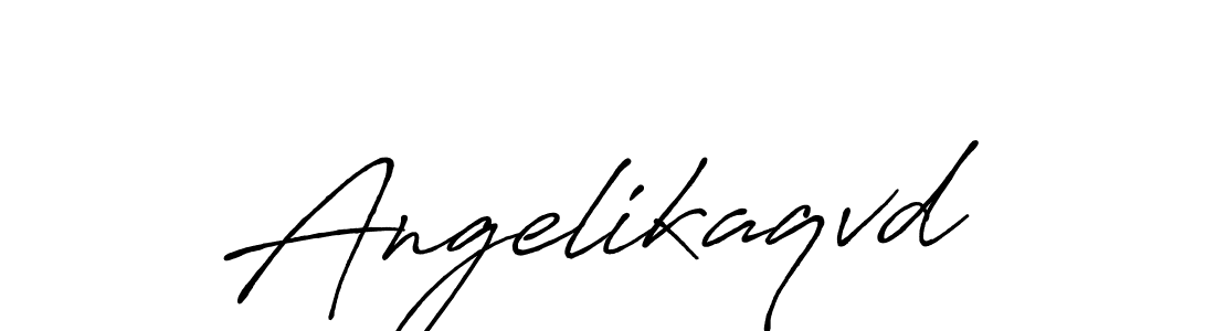 Angelikaqvd stylish signature style. Best Handwritten Sign (Antro_Vectra_Bolder) for my name. Handwritten Signature Collection Ideas for my name Angelikaqvd. Angelikaqvd signature style 7 images and pictures png