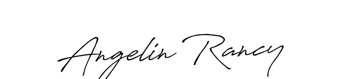 if you are searching for the best signature style for your name Angelin Rancy. so please give up your signature search. here we have designed multiple signature styles  using Antro_Vectra_Bolder. Angelin Rancy signature style 7 images and pictures png