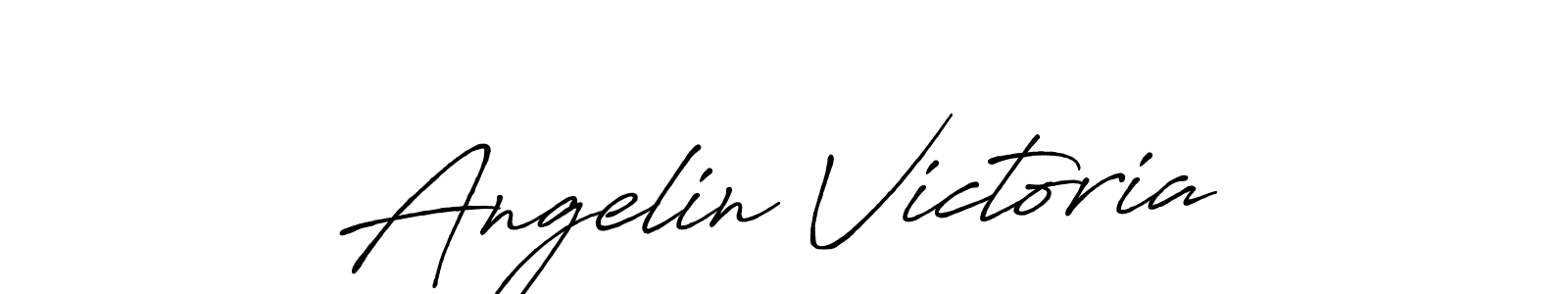 Use a signature maker to create a handwritten signature online. With this signature software, you can design (Antro_Vectra_Bolder) your own signature for name Angelin Victoria. Angelin Victoria signature style 7 images and pictures png