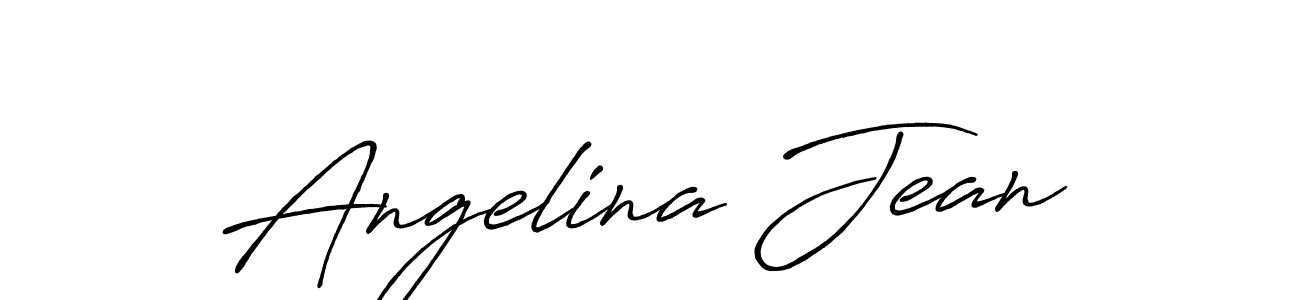 Also You can easily find your signature by using the search form. We will create Angelina Jean name handwritten signature images for you free of cost using Antro_Vectra_Bolder sign style. Angelina Jean signature style 7 images and pictures png