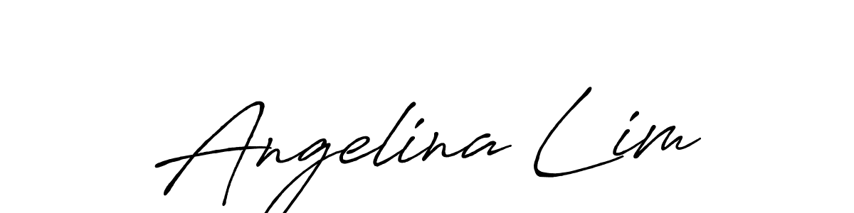 How to make Angelina Lim signature? Antro_Vectra_Bolder is a professional autograph style. Create handwritten signature for Angelina Lim name. Angelina Lim signature style 7 images and pictures png