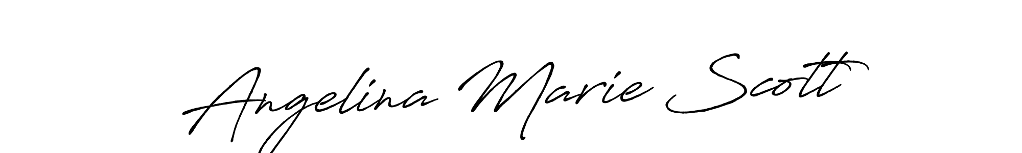 Once you've used our free online signature maker to create your best signature Antro_Vectra_Bolder style, it's time to enjoy all of the benefits that Angelina Marie Scott name signing documents. Angelina Marie Scott signature style 7 images and pictures png