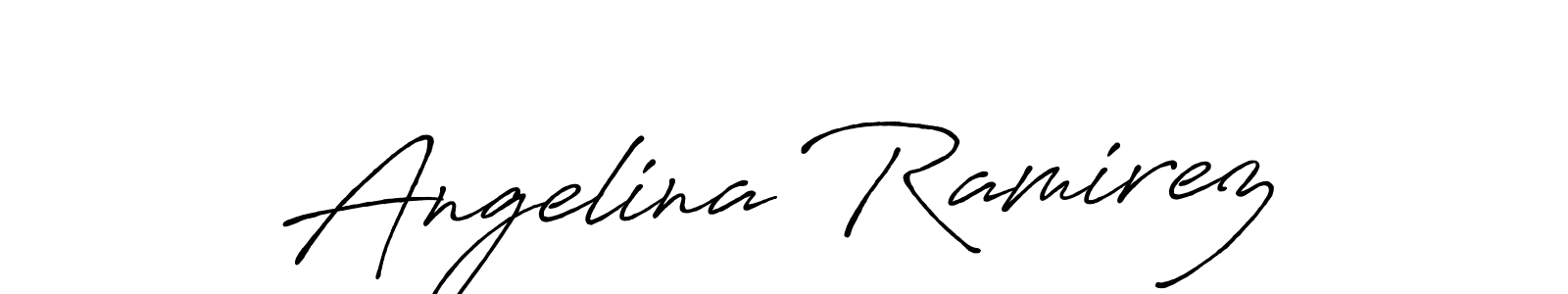 Design your own signature with our free online signature maker. With this signature software, you can create a handwritten (Antro_Vectra_Bolder) signature for name Angelina Ramirez. Angelina Ramirez signature style 7 images and pictures png