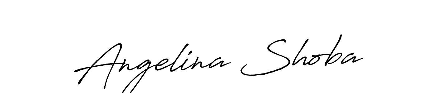 You can use this online signature creator to create a handwritten signature for the name Angelina Shoba. This is the best online autograph maker. Angelina Shoba signature style 7 images and pictures png