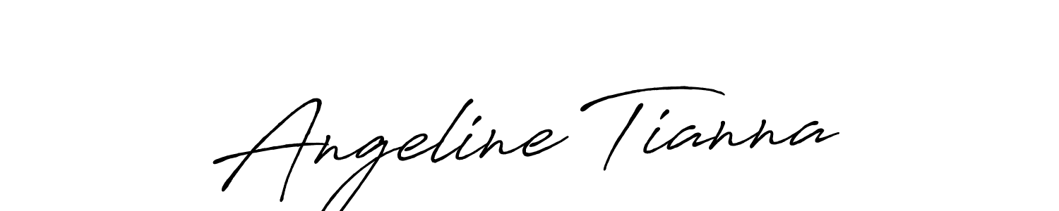 Use a signature maker to create a handwritten signature online. With this signature software, you can design (Antro_Vectra_Bolder) your own signature for name Angeline Tianna. Angeline Tianna signature style 7 images and pictures png