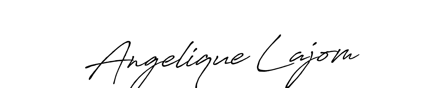 Antro_Vectra_Bolder is a professional signature style that is perfect for those who want to add a touch of class to their signature. It is also a great choice for those who want to make their signature more unique. Get Angelique Lajom name to fancy signature for free. Angelique Lajom signature style 7 images and pictures png