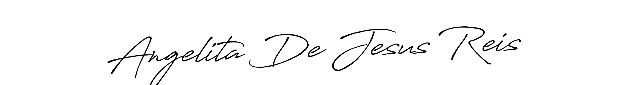 Use a signature maker to create a handwritten signature online. With this signature software, you can design (Antro_Vectra_Bolder) your own signature for name Angelita De Jesus Reis. Angelita De Jesus Reis signature style 7 images and pictures png