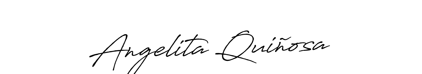 Make a short Angelita Quiñosa signature style. Manage your documents anywhere anytime using Antro_Vectra_Bolder. Create and add eSignatures, submit forms, share and send files easily. Angelita Quiñosa signature style 7 images and pictures png