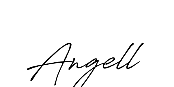 The best way (Antro_Vectra_Bolder) to make a short signature is to pick only two or three words in your name. The name Angell include a total of six letters. For converting this name. Angell signature style 7 images and pictures png