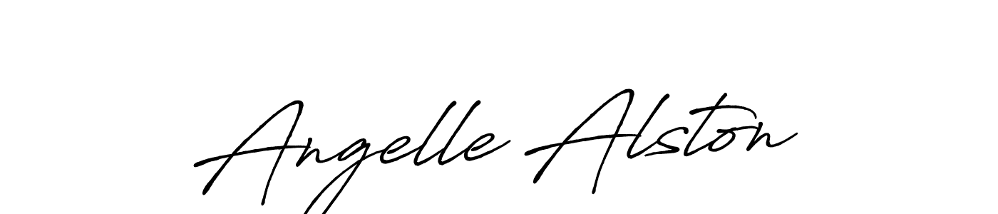 if you are searching for the best signature style for your name Angelle Alston. so please give up your signature search. here we have designed multiple signature styles  using Antro_Vectra_Bolder. Angelle Alston signature style 7 images and pictures png