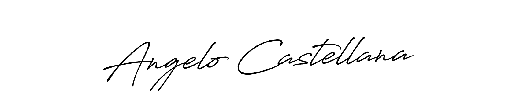 Make a beautiful signature design for name Angelo Castellana. With this signature (Antro_Vectra_Bolder) style, you can create a handwritten signature for free. Angelo Castellana signature style 7 images and pictures png