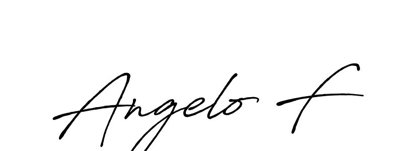 if you are searching for the best signature style for your name Angelo F. so please give up your signature search. here we have designed multiple signature styles  using Antro_Vectra_Bolder. Angelo F signature style 7 images and pictures png