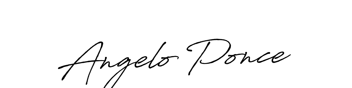It looks lik you need a new signature style for name Angelo Ponce. Design unique handwritten (Antro_Vectra_Bolder) signature with our free signature maker in just a few clicks. Angelo Ponce signature style 7 images and pictures png