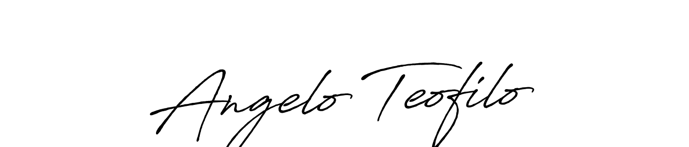 Make a short Angelo Teofilo signature style. Manage your documents anywhere anytime using Antro_Vectra_Bolder. Create and add eSignatures, submit forms, share and send files easily. Angelo Teofilo signature style 7 images and pictures png