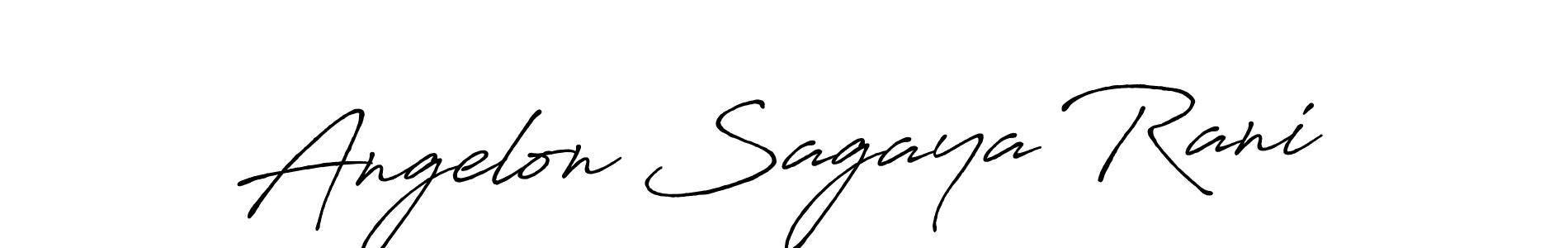 Design your own signature with our free online signature maker. With this signature software, you can create a handwritten (Antro_Vectra_Bolder) signature for name Angelon Sagaya Rani. Angelon Sagaya Rani signature style 7 images and pictures png