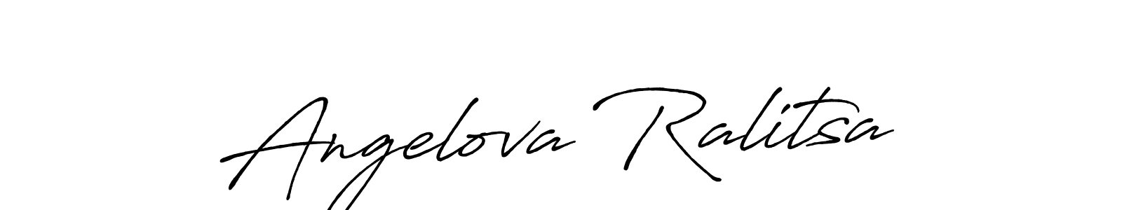 You should practise on your own different ways (Antro_Vectra_Bolder) to write your name (Angelova Ralitsa) in signature. don't let someone else do it for you. Angelova Ralitsa signature style 7 images and pictures png