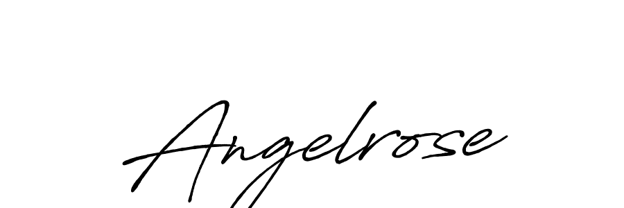 Use a signature maker to create a handwritten signature online. With this signature software, you can design (Antro_Vectra_Bolder) your own signature for name Angelrose. Angelrose signature style 7 images and pictures png