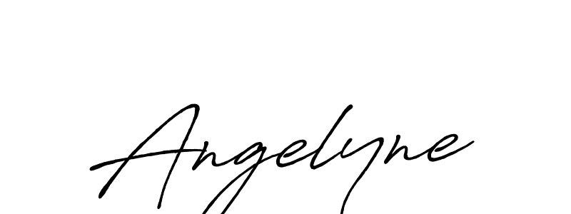 Create a beautiful signature design for name Angelyne. With this signature (Antro_Vectra_Bolder) fonts, you can make a handwritten signature for free. Angelyne signature style 7 images and pictures png