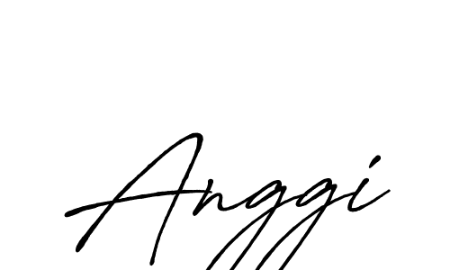 How to make Anggi name signature. Use Antro_Vectra_Bolder style for creating short signs online. This is the latest handwritten sign. Anggi signature style 7 images and pictures png