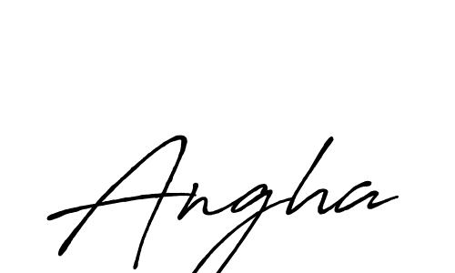 How to make Angha name signature. Use Antro_Vectra_Bolder style for creating short signs online. This is the latest handwritten sign. Angha signature style 7 images and pictures png