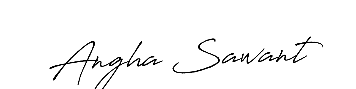 if you are searching for the best signature style for your name Angha Sawant. so please give up your signature search. here we have designed multiple signature styles  using Antro_Vectra_Bolder. Angha Sawant signature style 7 images and pictures png