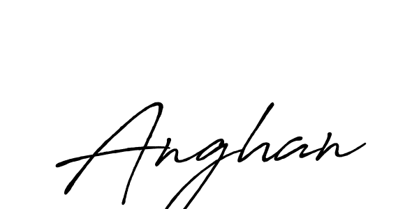 How to make Anghan signature? Antro_Vectra_Bolder is a professional autograph style. Create handwritten signature for Anghan name. Anghan signature style 7 images and pictures png