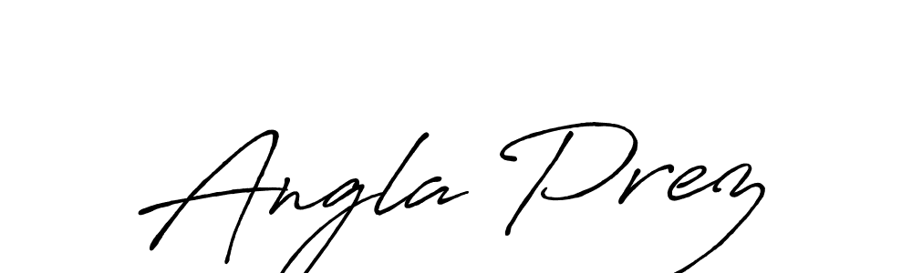Use a signature maker to create a handwritten signature online. With this signature software, you can design (Antro_Vectra_Bolder) your own signature for name Angla Prez. Angla Prez signature style 7 images and pictures png