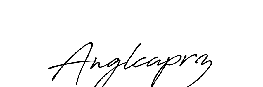 Make a beautiful signature design for name Anglcaprz. With this signature (Antro_Vectra_Bolder) style, you can create a handwritten signature for free. Anglcaprz signature style 7 images and pictures png