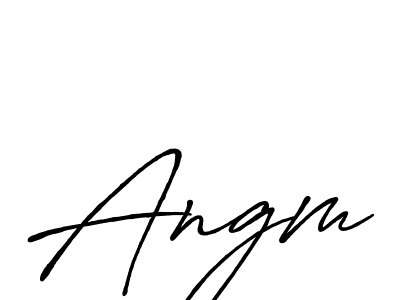 You should practise on your own different ways (Antro_Vectra_Bolder) to write your name (Angm) in signature. don't let someone else do it for you. Angm signature style 7 images and pictures png