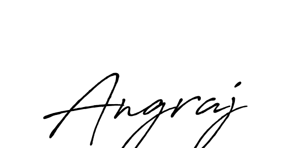 Similarly Antro_Vectra_Bolder is the best handwritten signature design. Signature creator online .You can use it as an online autograph creator for name Angraj. Angraj signature style 7 images and pictures png