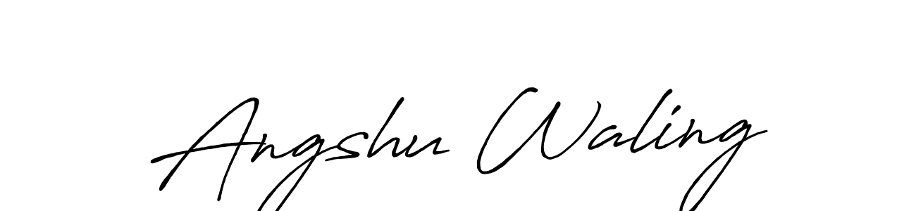 Check out images of Autograph of Angshu Waling name. Actor Angshu Waling Signature Style. Antro_Vectra_Bolder is a professional sign style online. Angshu Waling signature style 7 images and pictures png