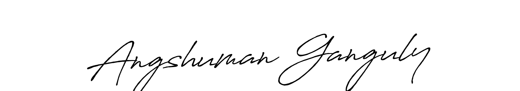 Design your own signature with our free online signature maker. With this signature software, you can create a handwritten (Antro_Vectra_Bolder) signature for name Angshuman Ganguly. Angshuman Ganguly signature style 7 images and pictures png