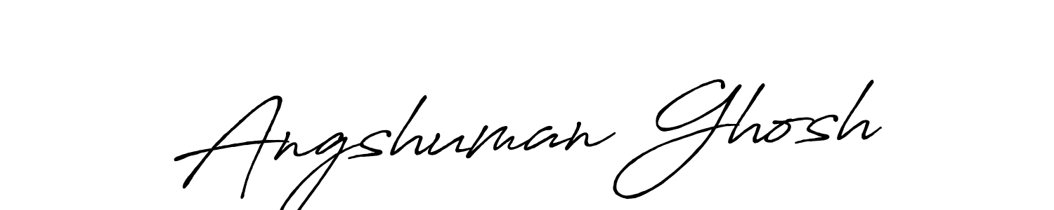 Also we have Angshuman Ghosh name is the best signature style. Create professional handwritten signature collection using Antro_Vectra_Bolder autograph style. Angshuman Ghosh signature style 7 images and pictures png