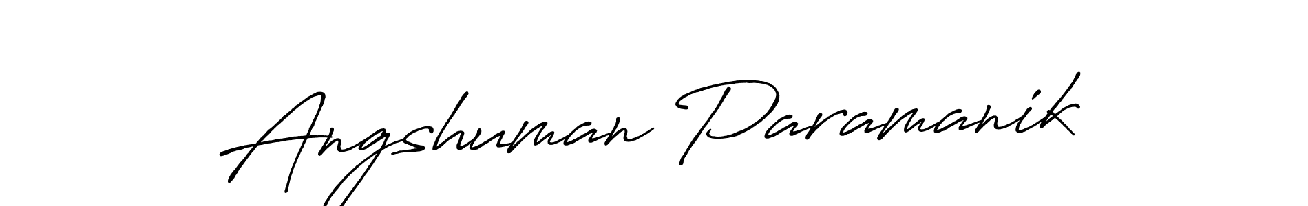 It looks lik you need a new signature style for name Angshuman Paramanik. Design unique handwritten (Antro_Vectra_Bolder) signature with our free signature maker in just a few clicks. Angshuman Paramanik signature style 7 images and pictures png