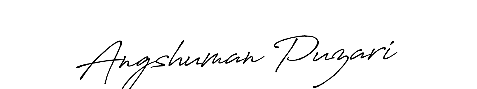 Also You can easily find your signature by using the search form. We will create Angshuman Puzari name handwritten signature images for you free of cost using Antro_Vectra_Bolder sign style. Angshuman Puzari signature style 7 images and pictures png